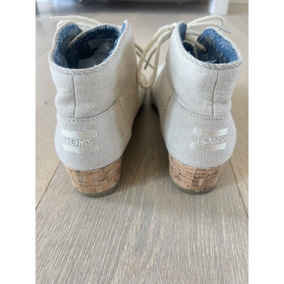 Toms Girls Youth Desert Wedge Booties  Size Y5.5 - Picture 4 of 7